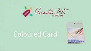 Encaustic Art Coloured Painting Card
