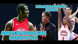 BREAKING: GINEBRA KUMUHA NG 6'10 IMPORT BACKUP KAY BROWNLEE! | ANDREW NICHOLSON BAY AREA DRAGONS !!
