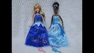 ✨💖Tiana & Aurora Premium Dolls with Musical Light Up Dresses! Up Close Review and Details🪁 ✨💖
