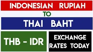 INDONESIAN RUPIAH TO THAI BAHT EXCHANGE RATES TODAY 12 SEPTEMBER 2025