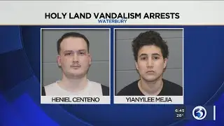 VIDEO: 3 suspects arrested in Holy Land vandalism case