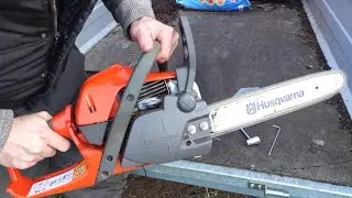 Pilarka Husqvarna 135 mark II, poprawa ustawień fabrycznych gaźnika.