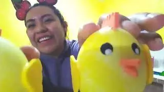 DECORANDO un POLLITO EN cascarón de HUEVO🐣💖🐣
