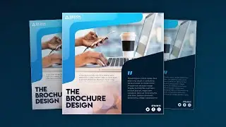 Square Brochure Design with Bokeh Effect in Affinity Designer