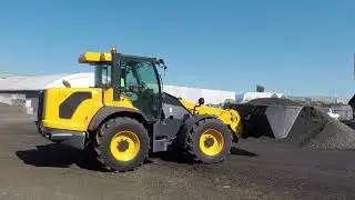 Dieci Agri Pivot T70 working in landscape supply yard