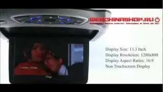 13 3 Inch Car Roof Mount Monitor DVD Player