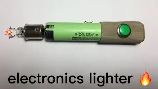 Electronics Lighter diy using 18650 battery  #18650 #lighter