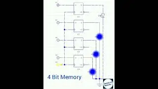 4 Bit Memory Using D Flip-Flop