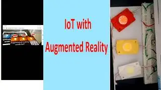 IoT with augmented reality: LED light control through Virtual button