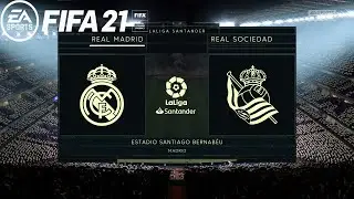 FIFA 21 | Real Madrid Vs Real Sociedad | La Liga 2020/21 | 01 March 2020