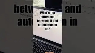 Automation vs. AI in HR: What&rsquo;s the Difference? #aiinhr #automatedhr #hrinnovation