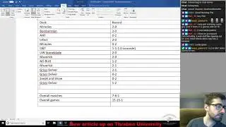 SCG Balt Rundown followed by Red Prison Stream.