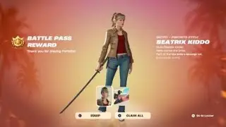 Fortnite Outfit Style:  BEATRIX KIDDO     ( The Bride's Revenge set )