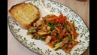 Spring vegetable stir-fry