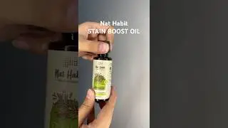 Nat Habit Stain boost oil #reviews #nathabit #henna