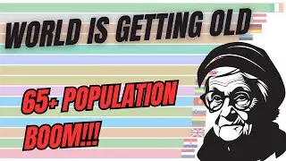 Global Population Age 65+ Rising Fast | Bar Chart Race (1950&ndash;2023)