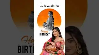 how to edit birthday photo #viral #tutorial #edit #inshot #inshotediting #photoediting