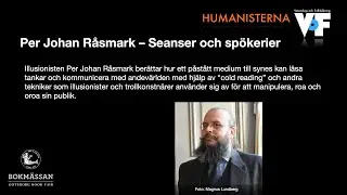 Bokm&auml;ssan 2024 &ndash; Per Johan R&aring;smark: Seanser och sp&ouml;kerier
