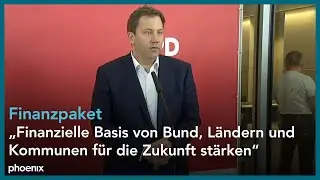 SPD: Fraktionspressekonferenz mit Lars Klingbeil (Fraktions- und Parteivorsitzender) | 10.03.2025