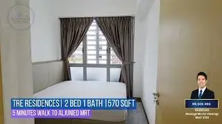 (For Rent) Tre Residences | 2 Bed 1 Bath | 570 sqft | Near James Cook University | Aljunied MRT