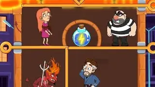 Home pin rescue save girl game pull pin game(Hardest Level) gameplay walkthrough android games