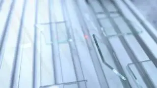 Flat glass shaped cutting and engraving by Glaser (TM)