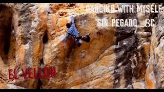 Dancing with myself (sin pegado) 8c ESCALADA libre El Vell&oacute;n