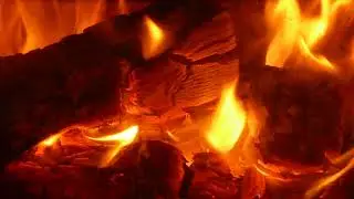 10 Hours of Meditation Music and Firelight-  Sleep, Meditate, Calm