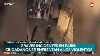 FRANCIA | Graves incidentes en Paris: ciudadanos se enfrentan a los violentos