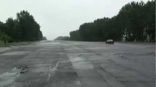 Mighty North Korean ten lane highway (DPRK)