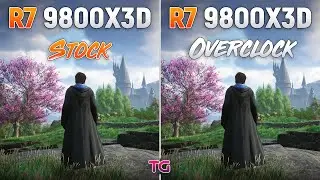 Ryzen 7 9800X3D Overclock vs Stock