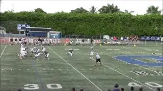 Grant Kurzner 47yd FG vs Dade Christian with slow mo of Roughing the Kicker (not called)