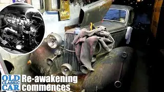 Pre-war car fettling, preparing the 