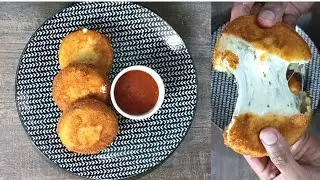 Cheese Stuffed Bread Recipe | Crispy Cheesy Bread Pockets | Cheesy Bread by PerfectTreats