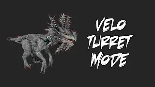 Velonasaur Turret Mode | Tips and tricks | ARK Survival Evolved