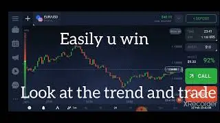 IQoption Trading using Mobile