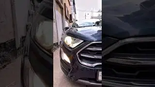 Ecosport модернизирован фарами Osram #автоаксессуарыбангалор #автомобиль