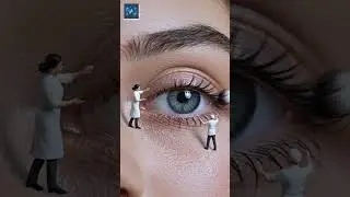 Miniature Makeup Artists Transform Human Eye in Stunning Stop-Motion #ai #makeupartist
