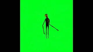 Yelling Creature Green Screen | Horror Monster Animation (FREE Green Screen)