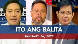 UNTV: ITO ANG BALITA | January 26, 2022