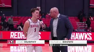 Men's Basketball: Jojo Murphy Postgame Interview vs Puget Sound