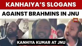 Kanhaiya Kumar Sparks Row With 'Azadi' And Anti-Brahmanism Slogans At JNU Public Meeting