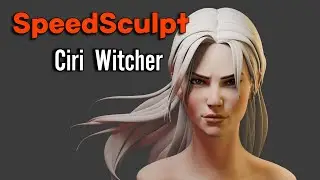 SpeedSculpt Blender| Ciri  Witcher