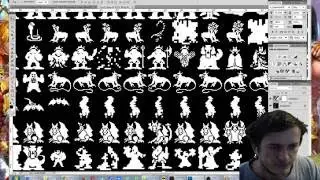 Guide HOWTO make monochrome 1 bit tiles &clubs; roguelike tileset
