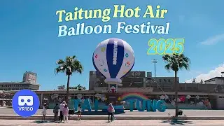 🎈 Taitung Hot Air Balloon Festival 2025｜Doraemon Drone Show & Rainy Afternoon at Luye Highland 🌧️