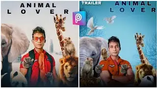 PicsArt photo editing|animal background creativity photo editing|animal lovers photo editing