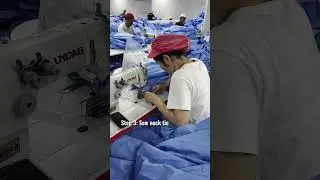 How many steps needed to make a surgical gown- #woozonhealthcare #ppe #factory #nonwoven #shorts