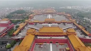 横店最大的宫殿，为了影视拍摄，按照北京故宫比例仿建【横漂外卖小哥】