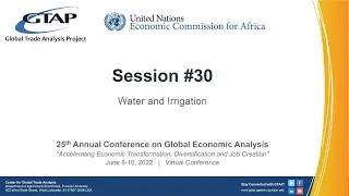 2022 GTAP Conference - Session #30 - Water and Irrigation