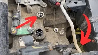 How to change Transmission Fluid Buick Encore 2013-2022 Fill and Drain Plugs Location 
